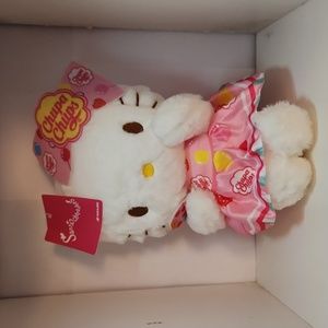 Hello Kitty Chupa Chups Pink Yellow & White Plush